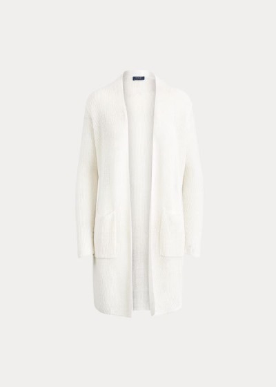 Women's Polo Ralph Lauren Ribbed Linen Cardigan | 467523JTC